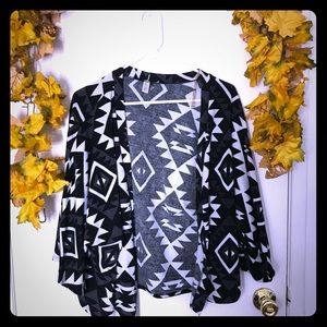 Geometric Style Cardigan